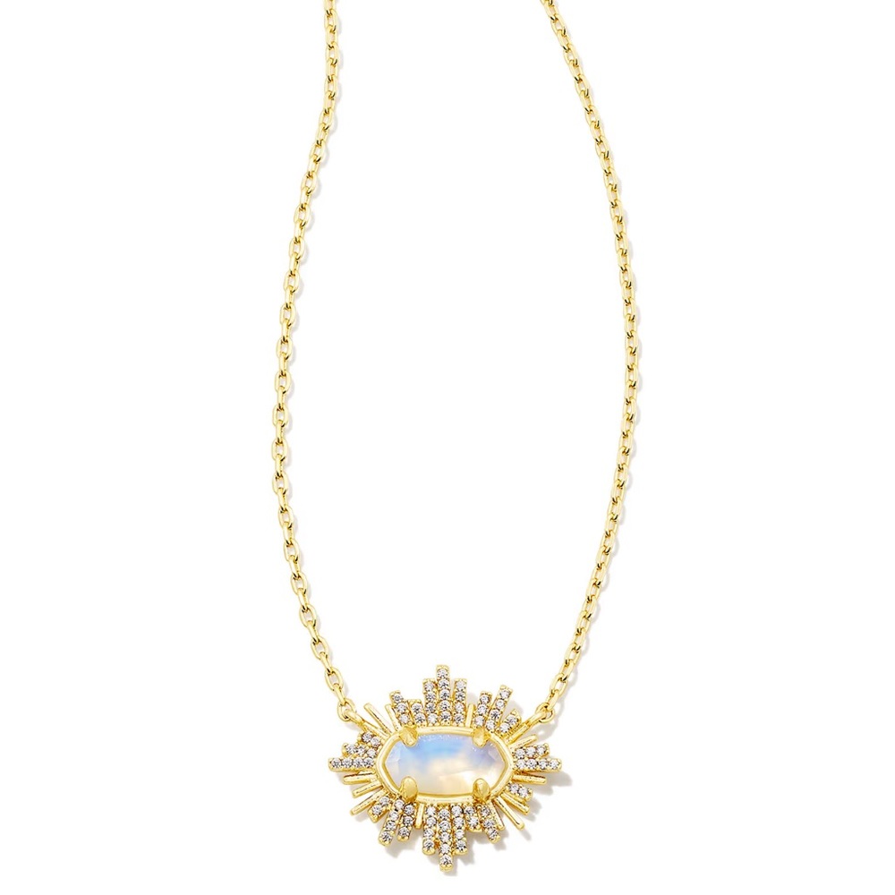 Kendra Scott Grayson Gold Earrings and Necklace set NWT - Picture 5 of 7